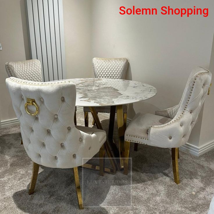4 Sitter Marble Dinning
